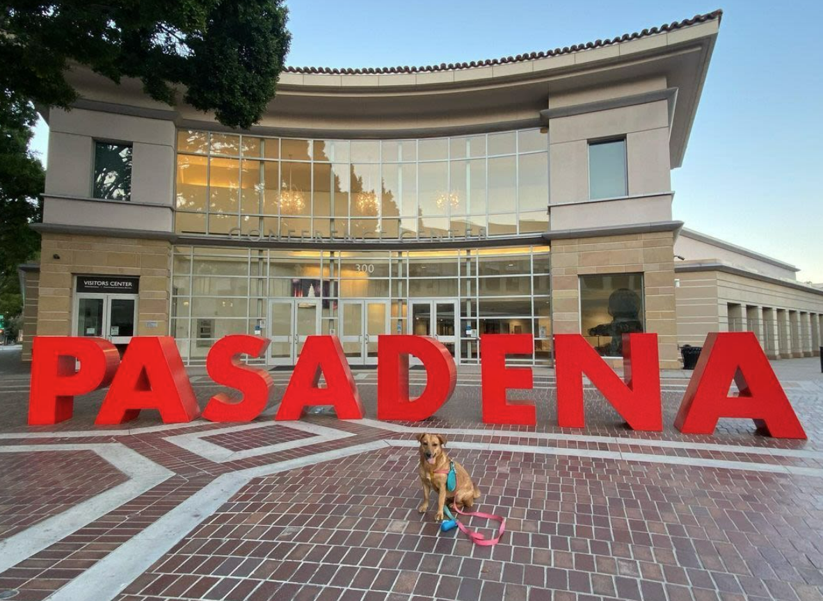 Red Pasadena Sign