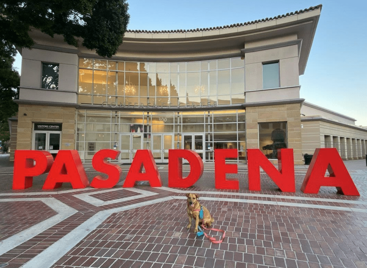 Red Pasadena Sign