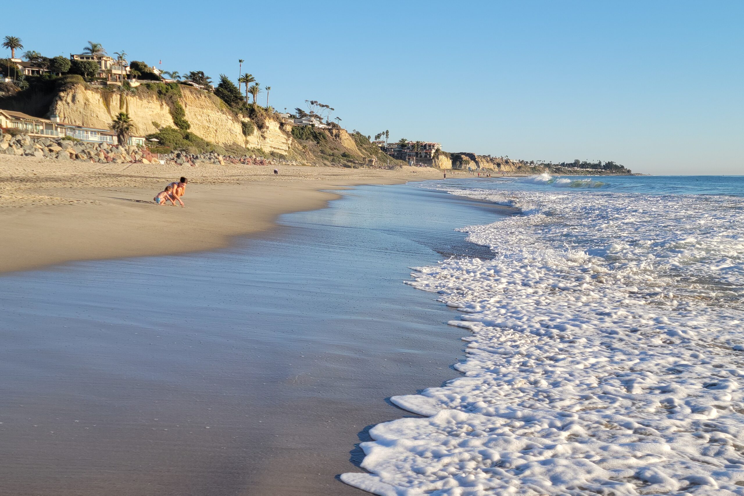 A Sunny Day At The Beach In San Clemente