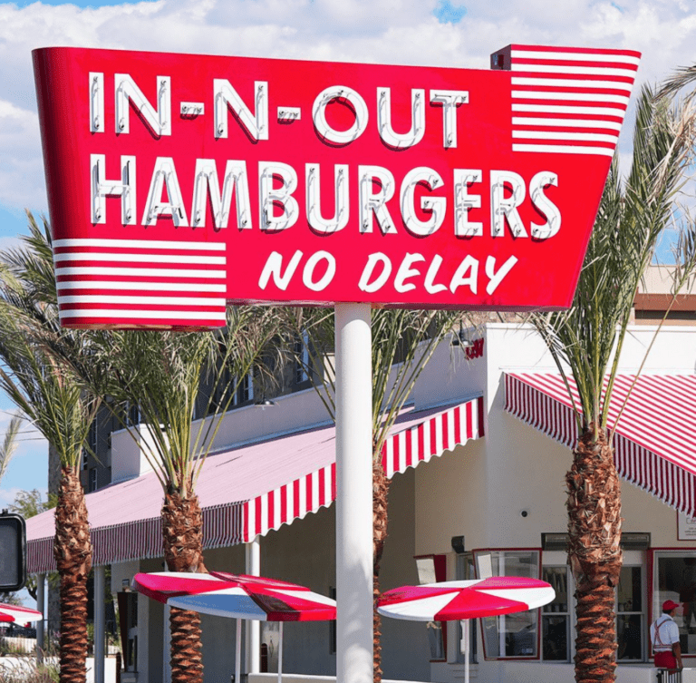 In N Out Sign Photo