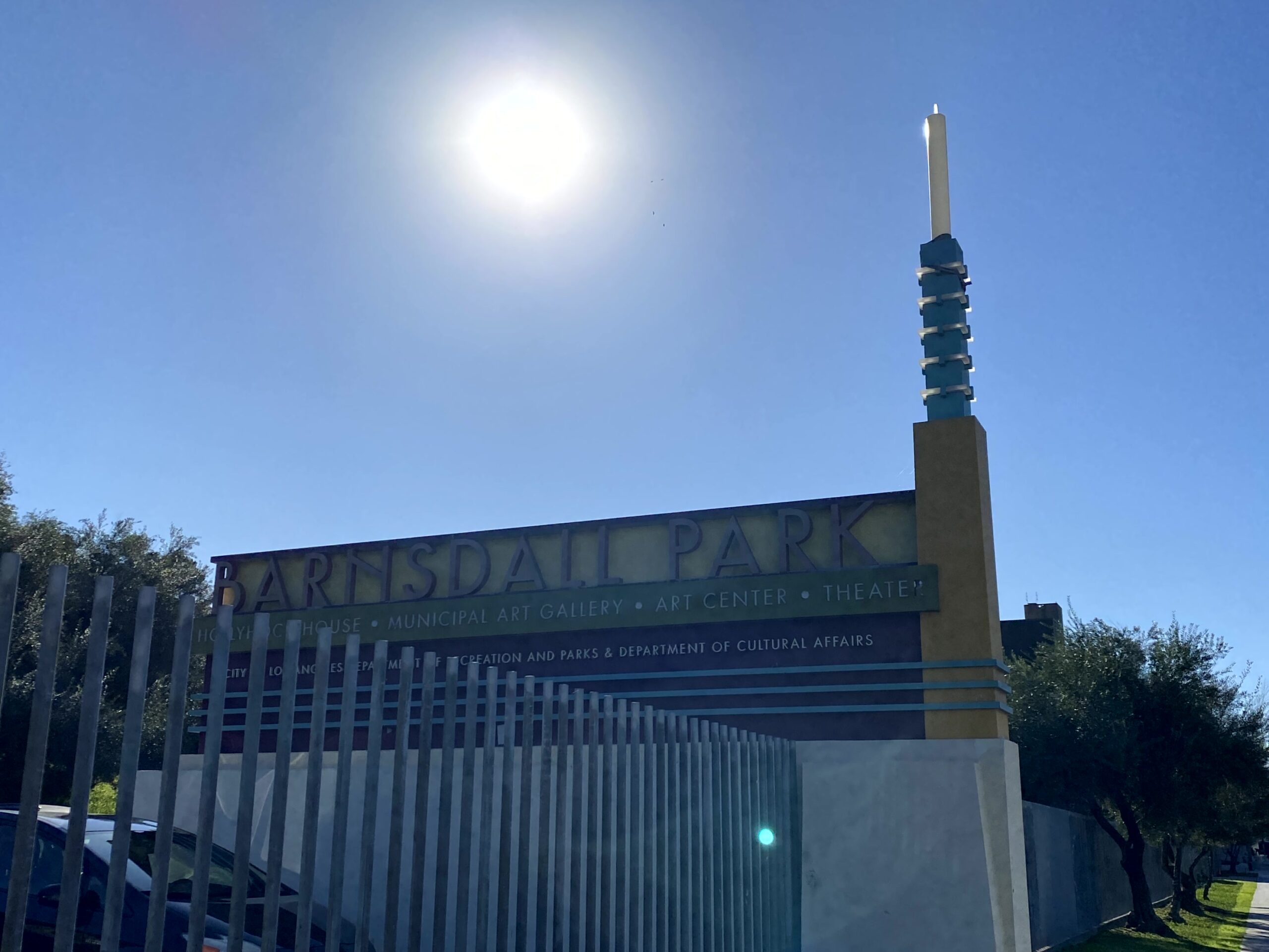 Barnsdall Park Sign